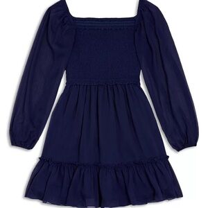 NWOT KatieJ nyc TWEEN MOLLY SOLID LONG SLEEVE DRESS